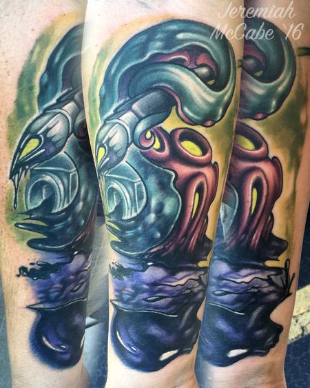 Jeremiah McCabe - Artistic Octopus Color Tattoo